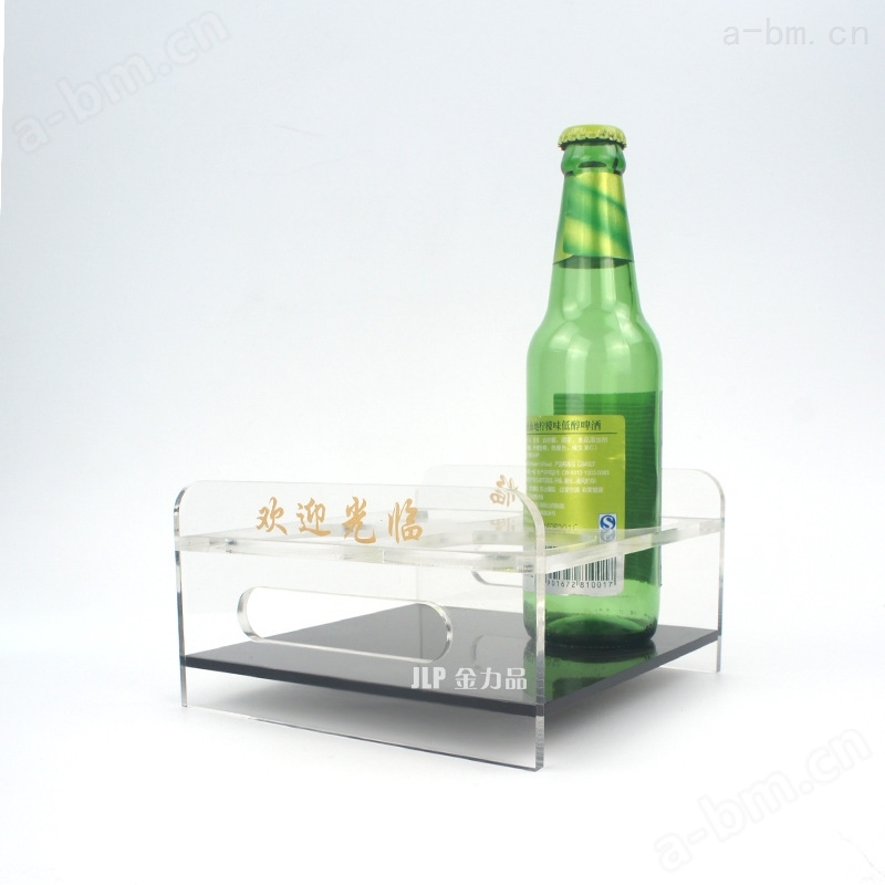 工厂定制生产双层亚克力透明杯架 玻璃杯玻璃瓶酒杯子展示架底座